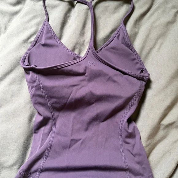 GARAGE Active Y Back Tank - Perky Plum Purple (Retired Colour) - Picture 2 of 3